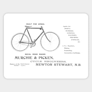 Vintage Advertisement - Bicycle Magnet